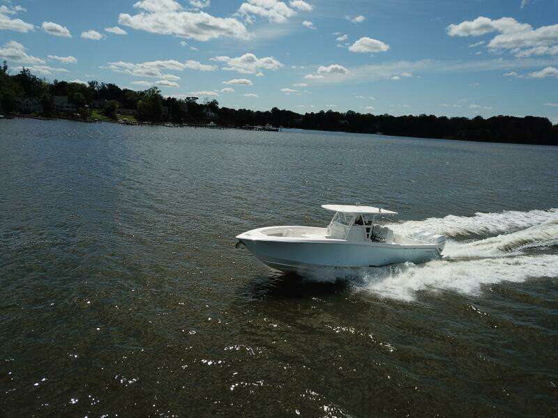 2022 Invincible 39 Open Fisherman Running Forward