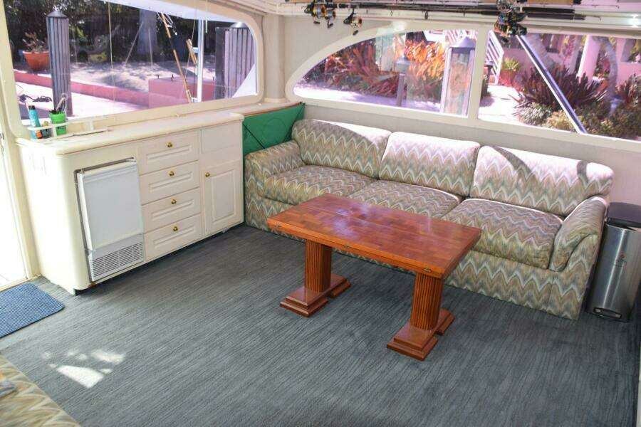 Salon Table Has Opening Leaves For Dining