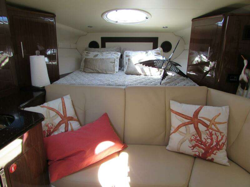 Main saloon looking aft