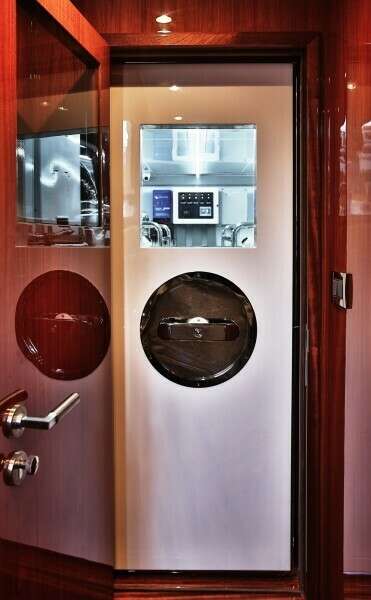 Engine room entrance