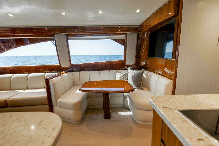 2018 Viking 62 Convertible- Da'Grits- Dinette