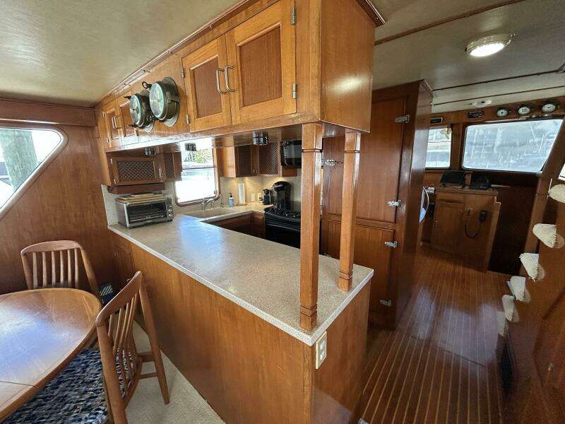 57' DeFever galley1