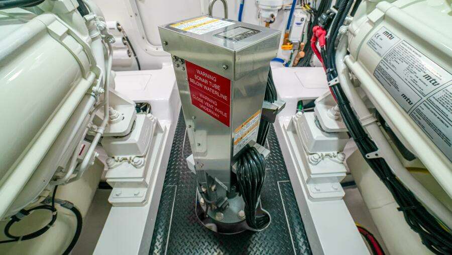 2023 Viking 73 Convertible "Free Spool" - Engine room