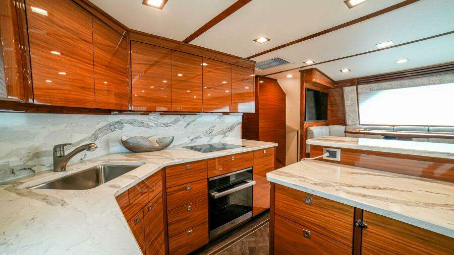 2023 Viking 73 Convertible "Free Spool" - Galley