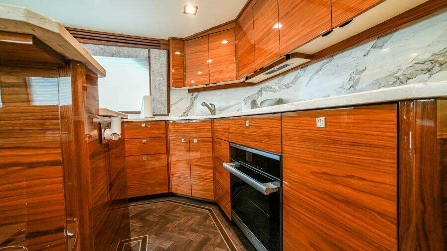 2023 Viking 73 Convertible "Free Spool" - Galley