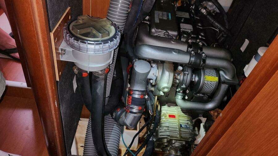 Engine from Port Aft Cabin