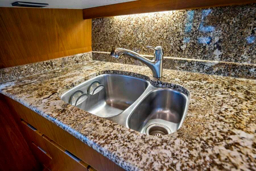 2011 Viking 70 Enclosed Bridge - Last Call - Galley