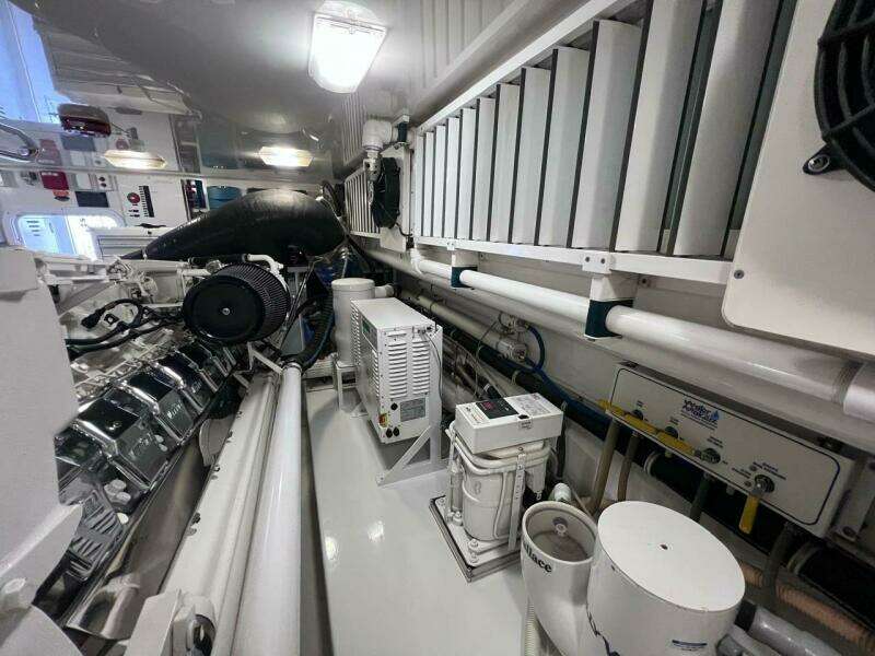 2011 Viking 70 Enclosed Bridge - Last Call - Engine Room