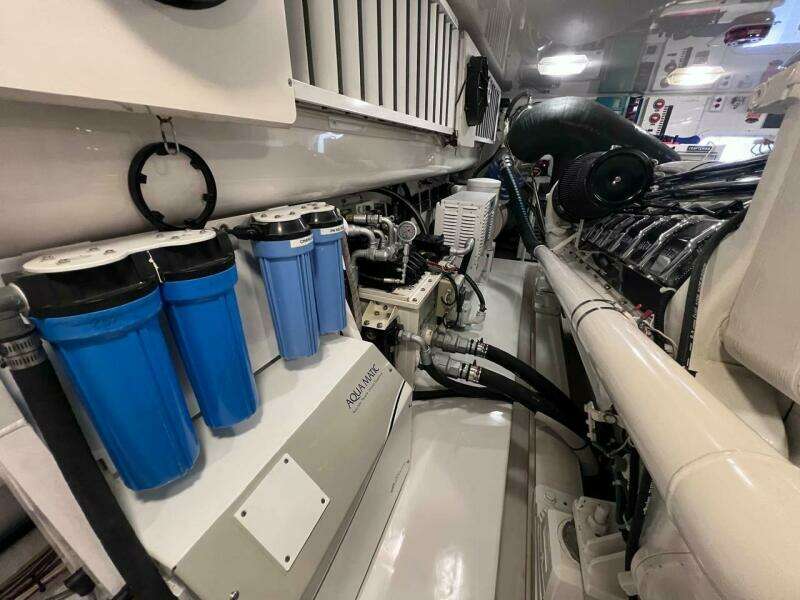 2011 Viking 70 Enclosed Bridge - Last Call - Engine Room