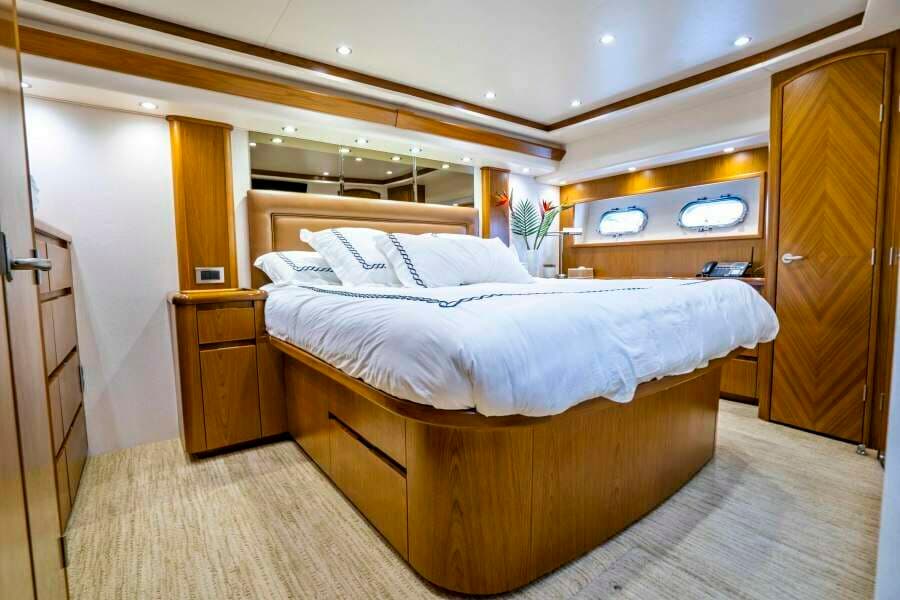 2011 Viking 70 Enclosed Bridge - Last Call - Master Stateroom