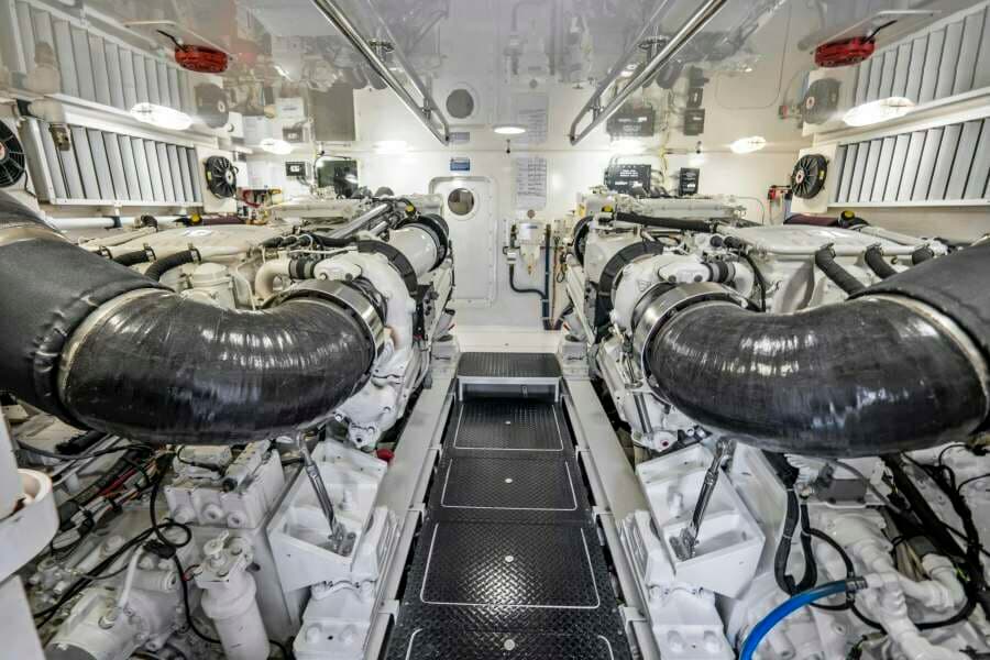 2011 Viking 70 Enclosed Bridge - Last Call - Engine Room
