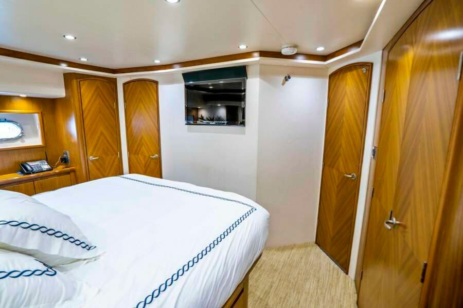 2011 Viking 70 Enclosed Bridge - Last Call - Master Stateroom