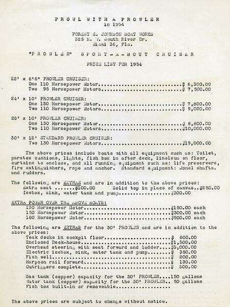 Forest E Johnson Prowler - Vintage Marketing
