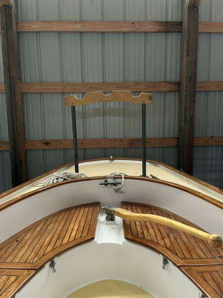 Tristan aft cockpit, boom gallows frame