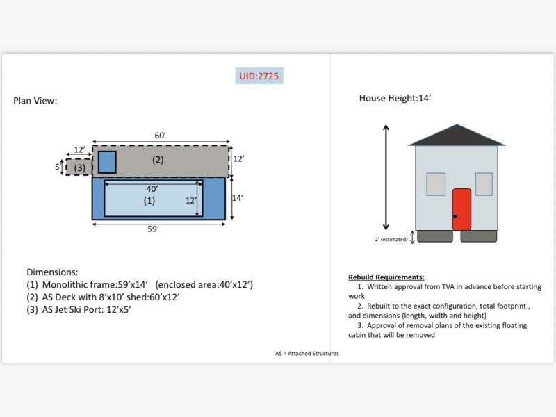 1977 Sumerset 14 x 58 Aluminum Hull Houseboat with Catwalks