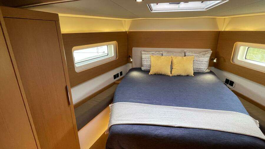 2020 Beneteau First 53 VIP berth storage