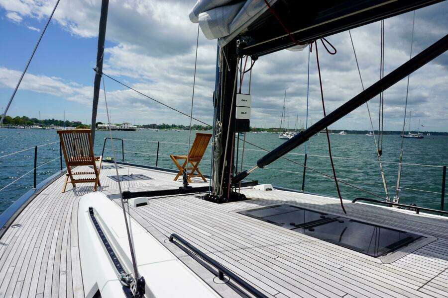 2020 Beneteau First 53 foredeck