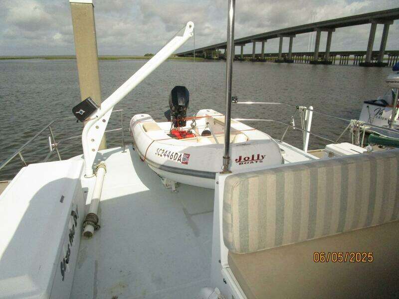 49' DeFever flybridge aft