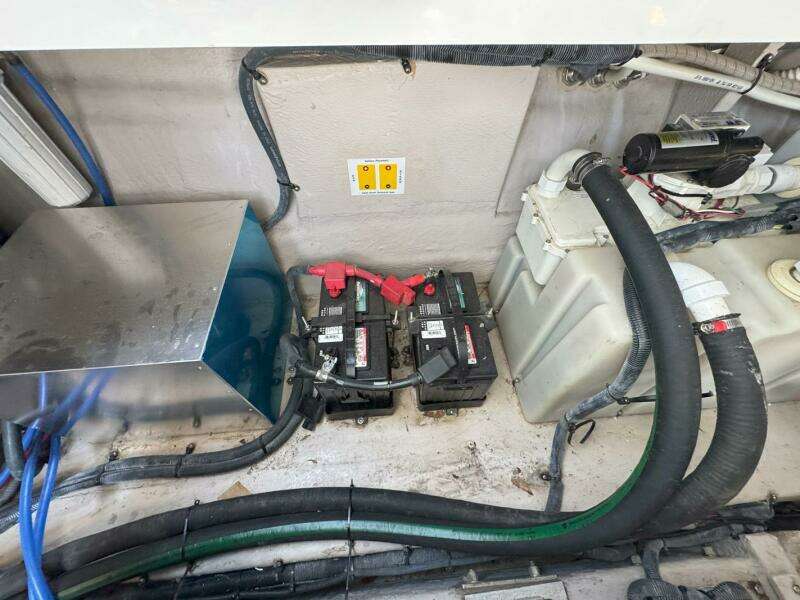 Batteries, Holding Tank, Fresh Water Tank