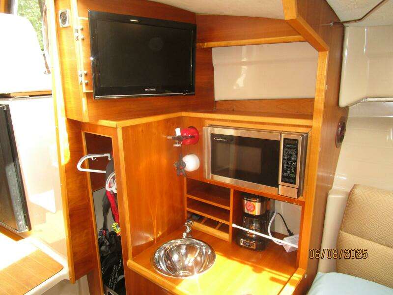 28' Cutwater master stateroom port aft