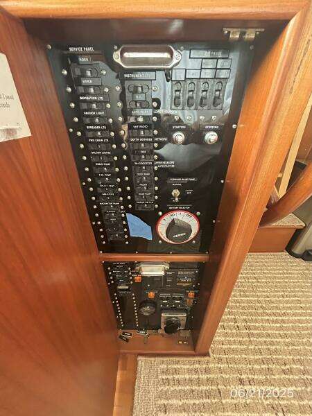 36' Grand Banks electrical panel
