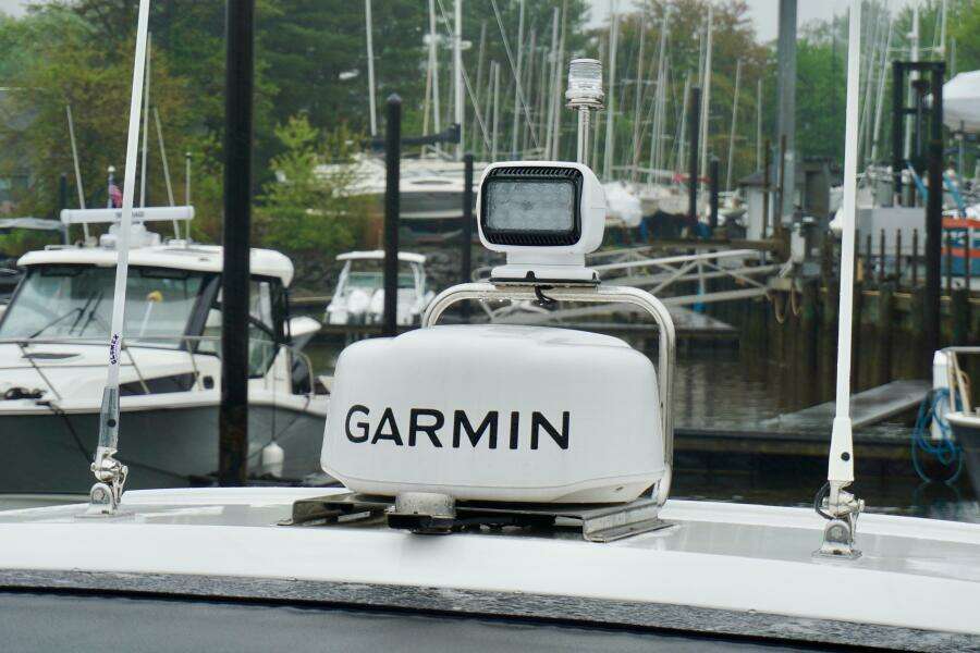 2023 Delta Powerboats 33 Coupe London Calling Garmin module