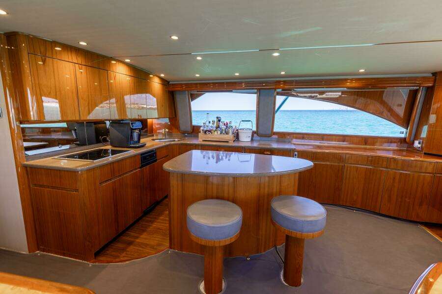 2015 Viking 62 Convertible- Gas Money- Galley