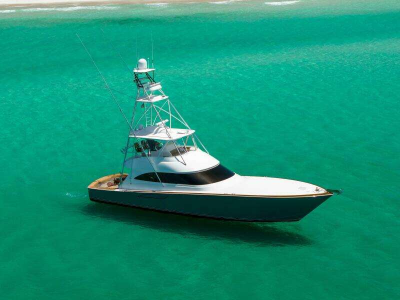 2015 Viking 62 Convertible- Gas Money- STBD Profile 