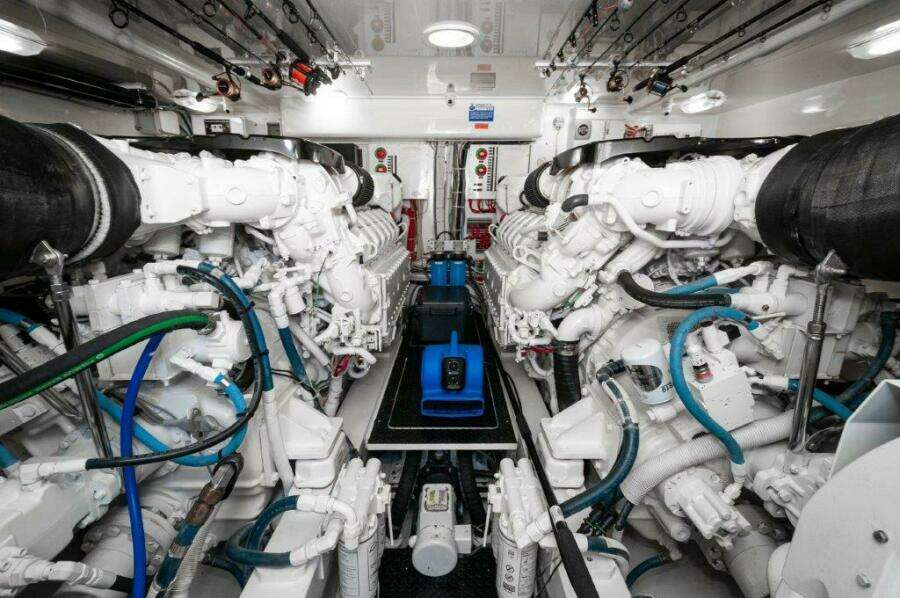 2016 Viking 52 Sport Tower- CONTAGIOUS HABIT-Engine Room