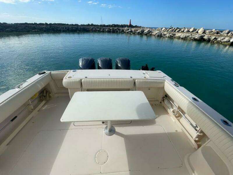 Cockpit Table Facing Aft  