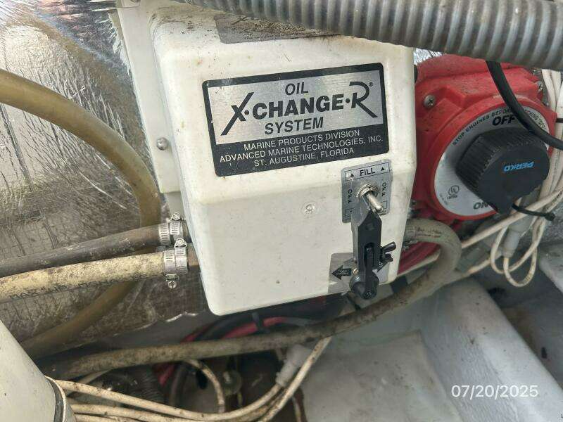 34' Mainship oil change system