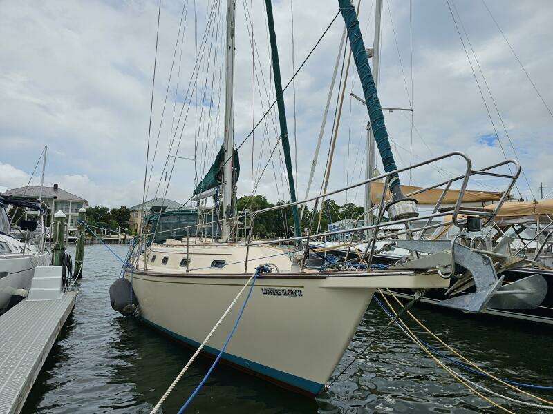 Loafer's Glory II is in water