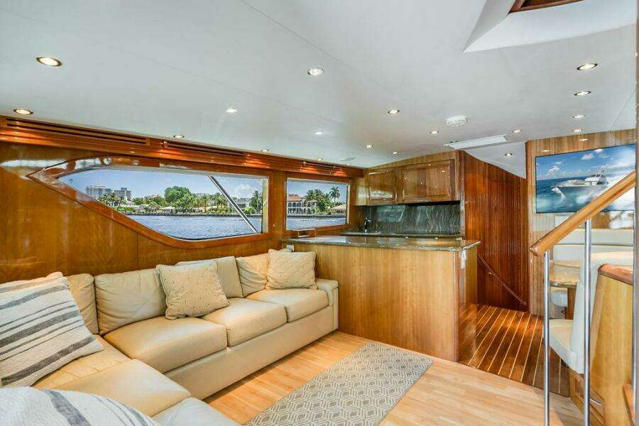 2005 Hatteras Enclosed Bridge