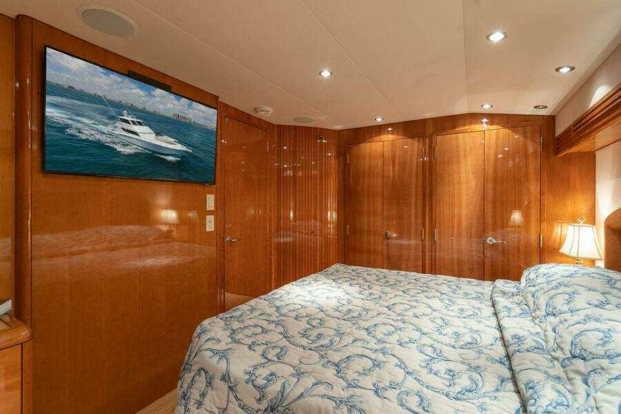 2005 Hatteras Enclosed Bridge