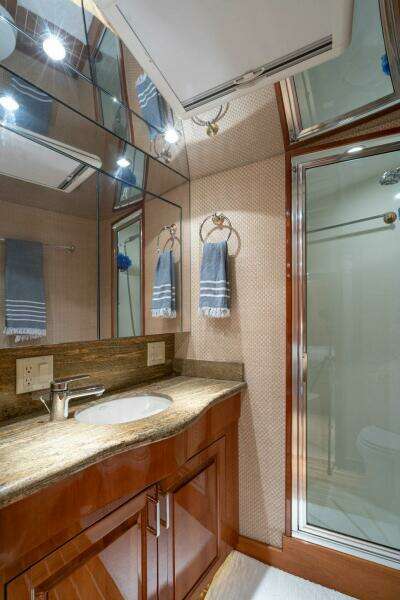 2005 Hatteras Enclosed Bridge