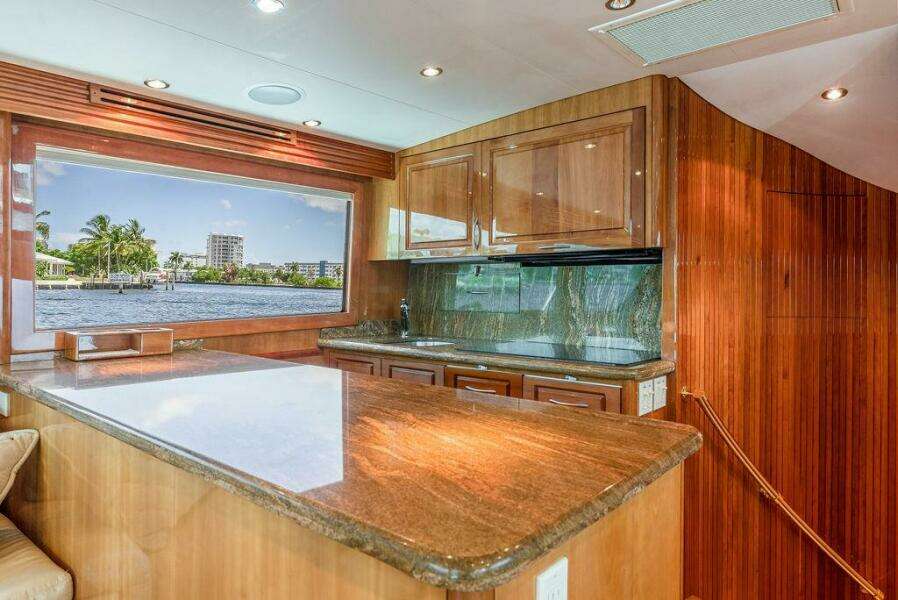 2005 Hatteras Enclosed Bridge