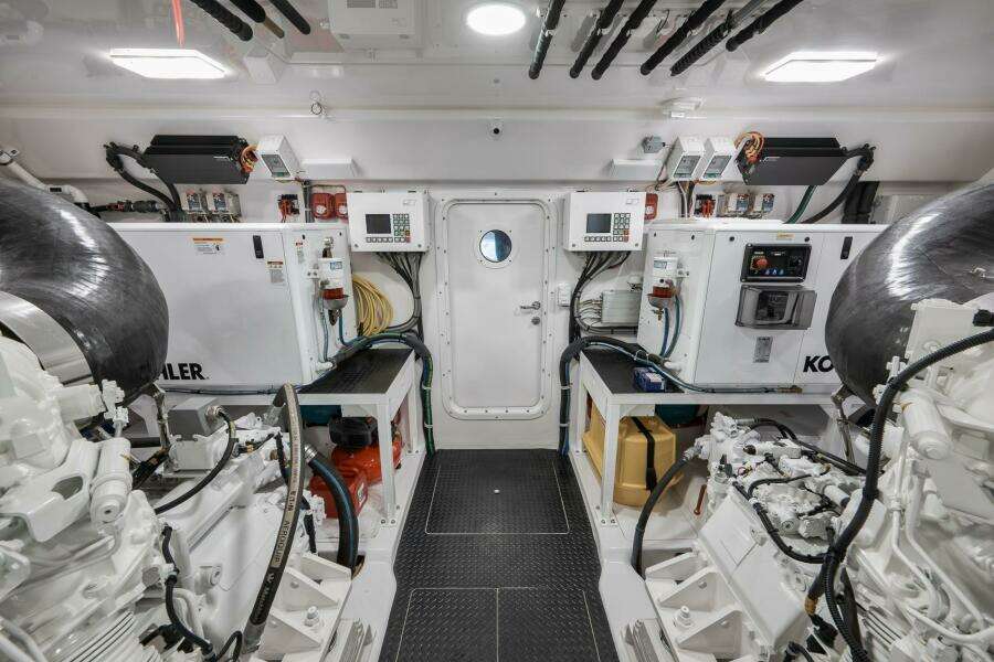 2025 Viking 90 Convertible- NIKKI BELLA- Engine Room