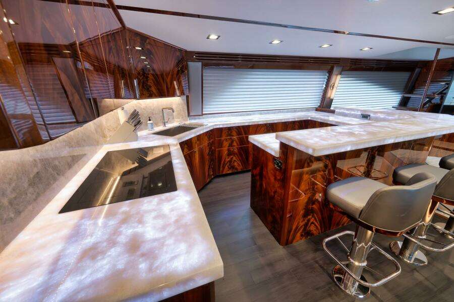 2025 Viking 90 Convertible- NIKKI BELLA- Galley