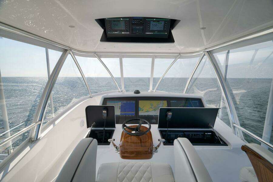 2025 Viking 90 Convertible- NIKKI BELLA- Flybridge Helm