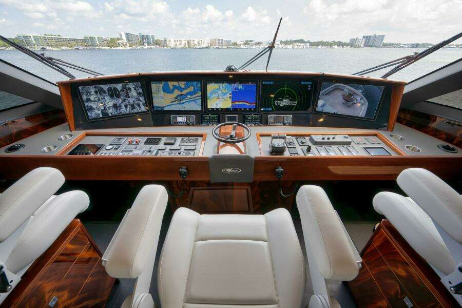 2025 Viking 90 Convertible- NIKKI BELLA- Enclosed Bridge Helm