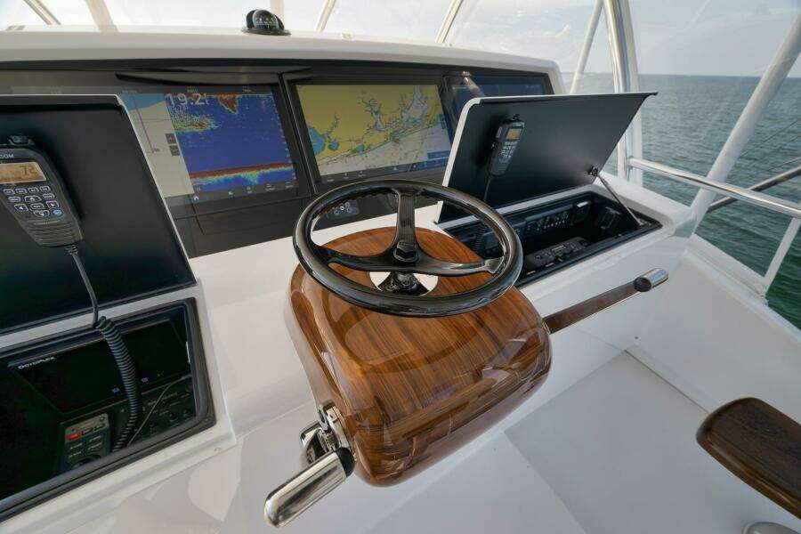 2025 Viking 90 Convertible- NIKKI BELLA- Flybridge Helm