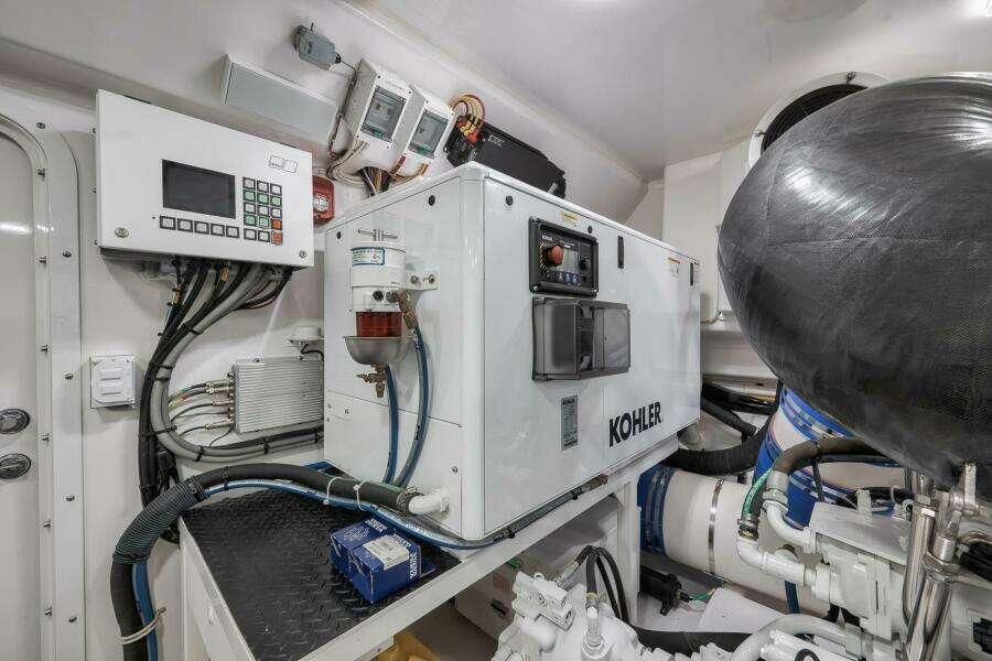 2025 Viking 90 Convertible- NIKKI BELLA- Engine Room