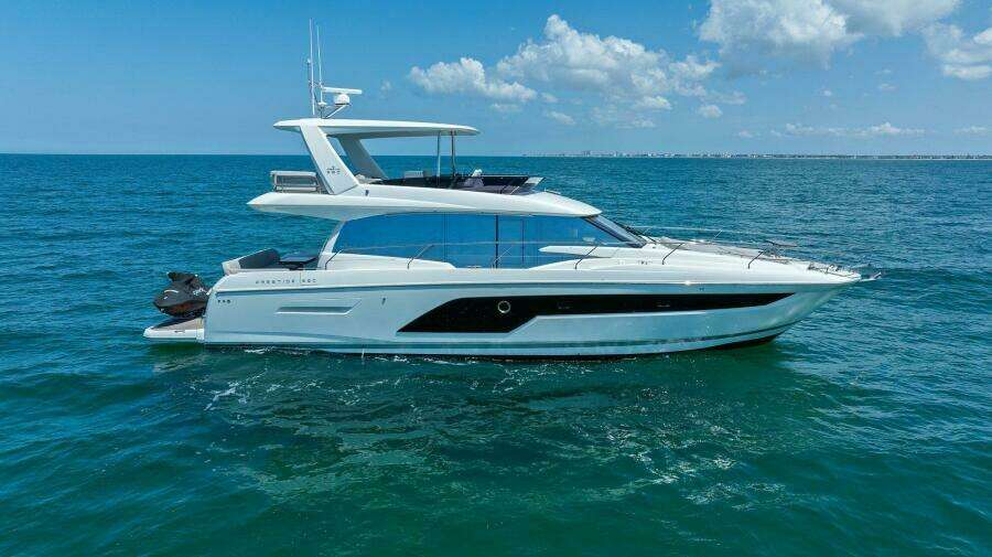 2022 59 Prestige Flybridge - How Sweet It Its - Profile