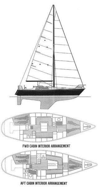 1986 Ta Chiao CT-38 AFT CABIN