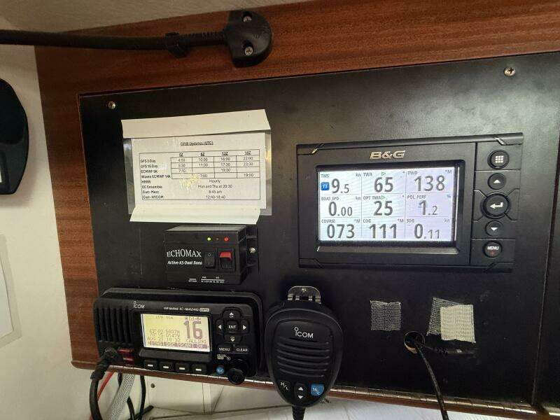 2018 J/121 Alchemy B&G electronics command station