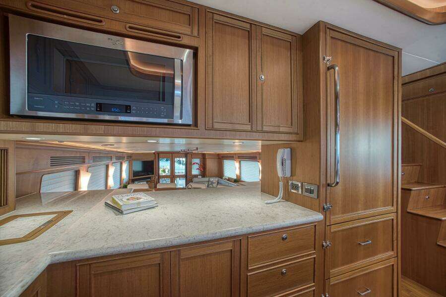 Galley Looking Aft, Full Size Sub Zero