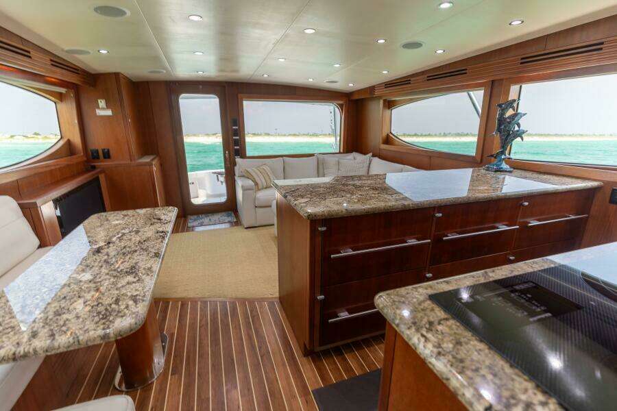 2008 Hatteras 60 Convertible  Galley 2