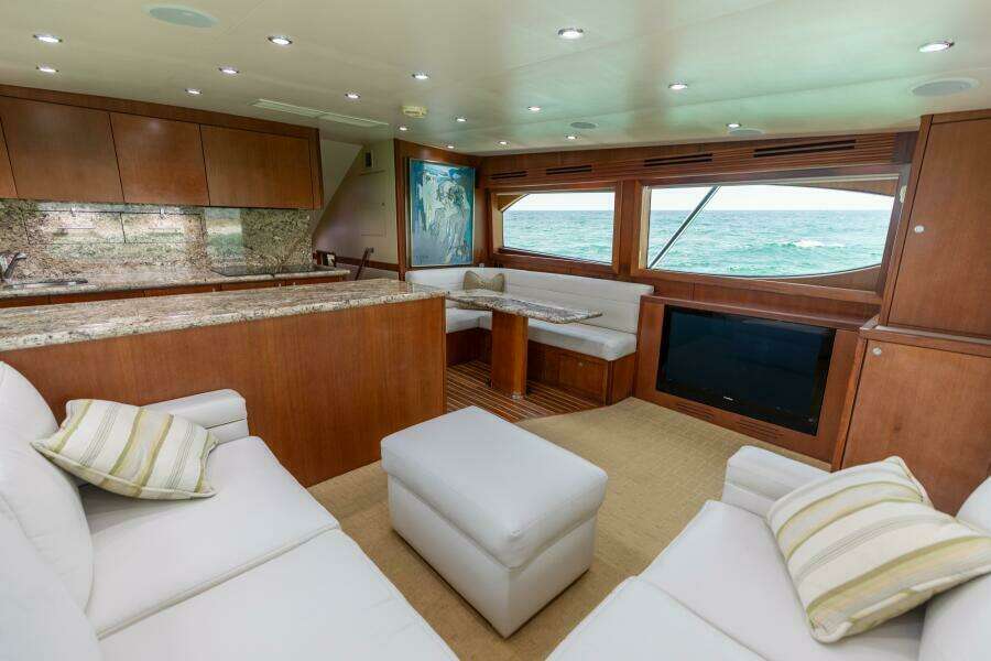 2008 Hatteras 60 Convertible  Galley 3