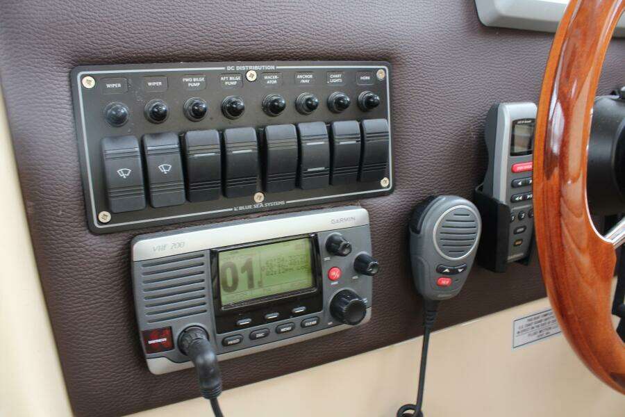 Rocker Switches At Helm VHF