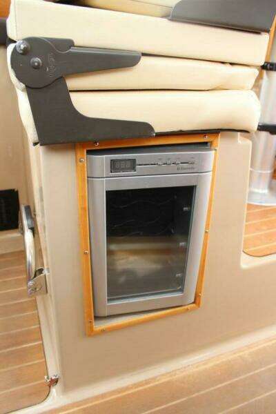 Wine Fridge Under Helm Seat